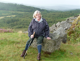 Ann on Dartmoor