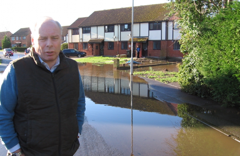 flooding emergency: Ian Liddell-Grainger MP in Somerset