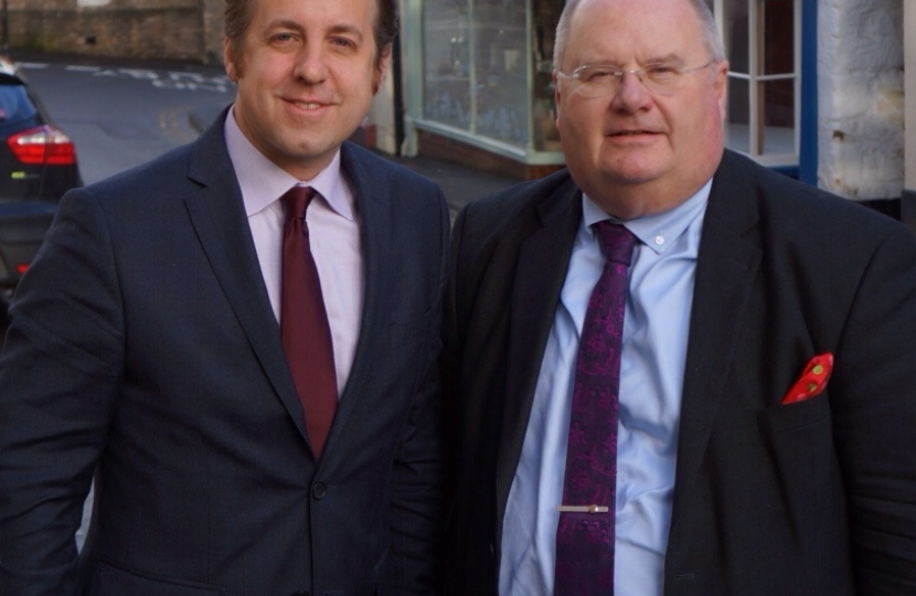 Marcus Fysh with Eric Pickles