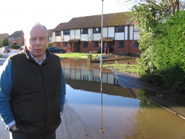 flooding emergency: Ian Liddell-Grainger MP in Somerset
